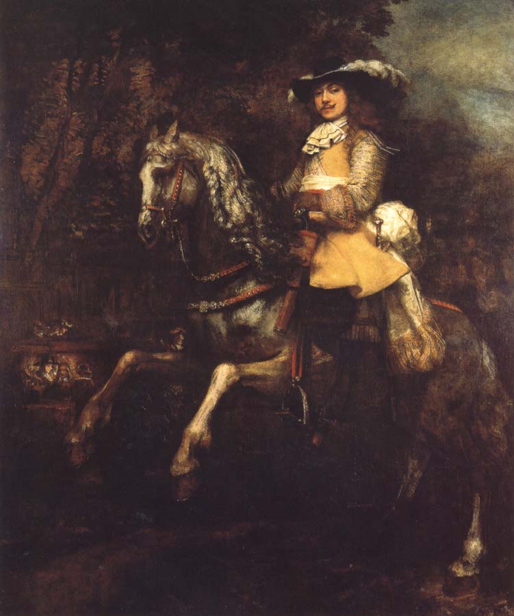 Portrait of Frederick Rihel on Horseback